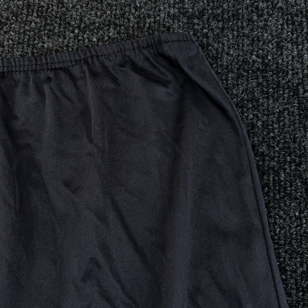 Vintage Cabernet Half Slip Womens L Black Nylon Satin Lace Trim Made In USA - Picture 2 of 10
